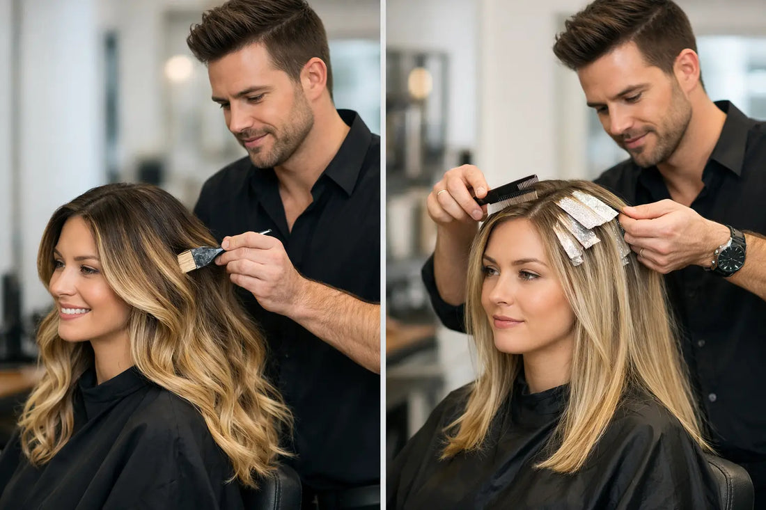Balayage vs. babylights: diferencias clave
