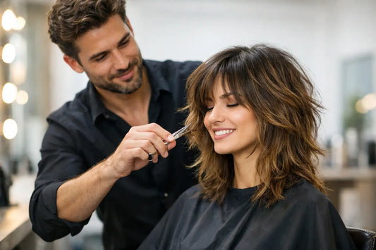 Corte shaggy mujer para un look con movimiento